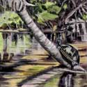 <Juniper Turtle – acrylic on canvas>